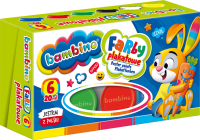 Farby plakatowe BAMIBNO 6kol. 20ml. St.Majewski